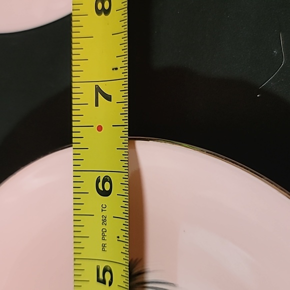 Bread & Butter Plate Dwark Pink Pine by Taylor, Mith & T (TS&T) Set of 4 - Picture 4 of 12